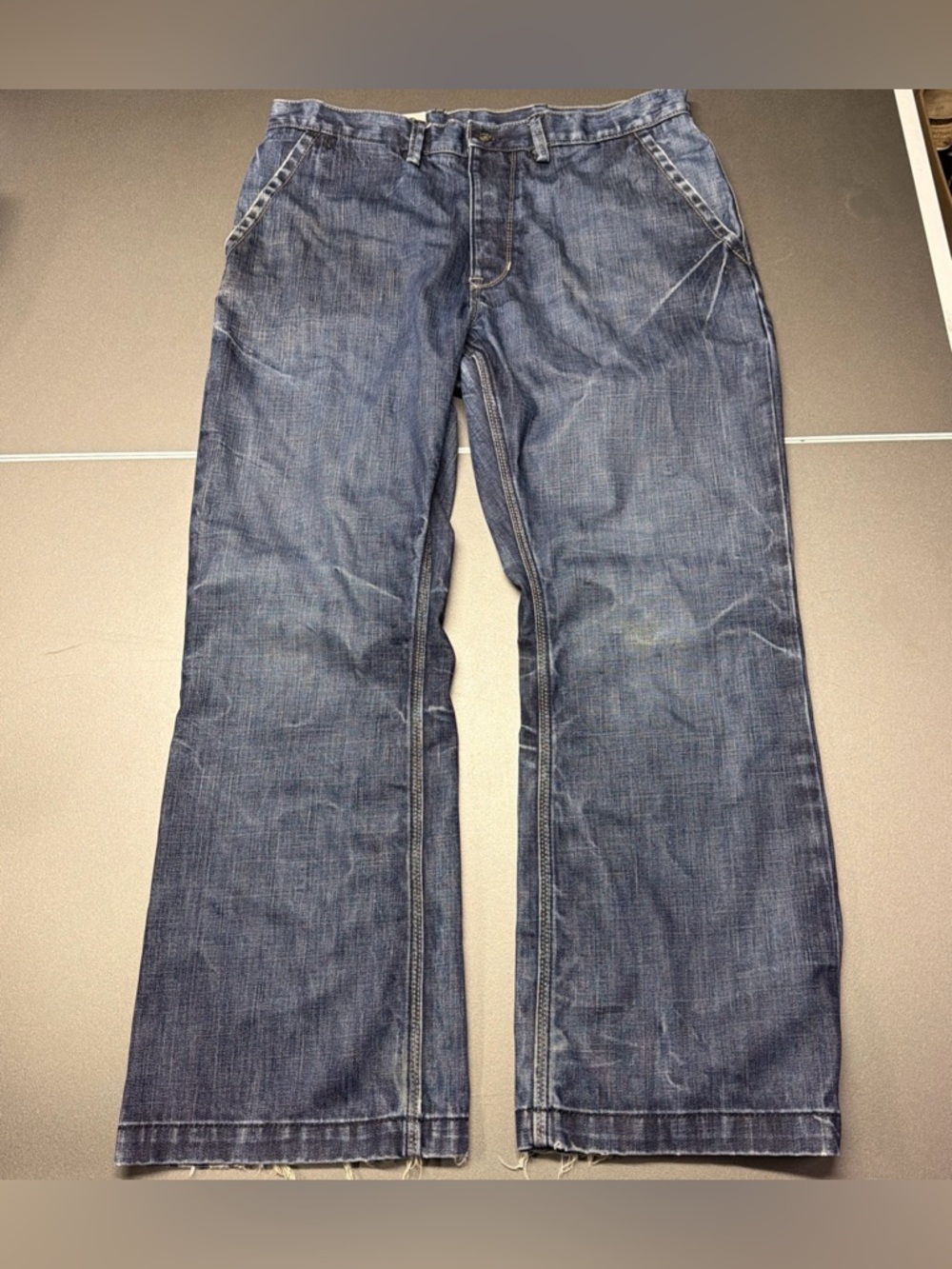 VTG 1969 GAP Toland Workwear Jeans Men's Size 36x30 Blue‎ Denim Button Fly